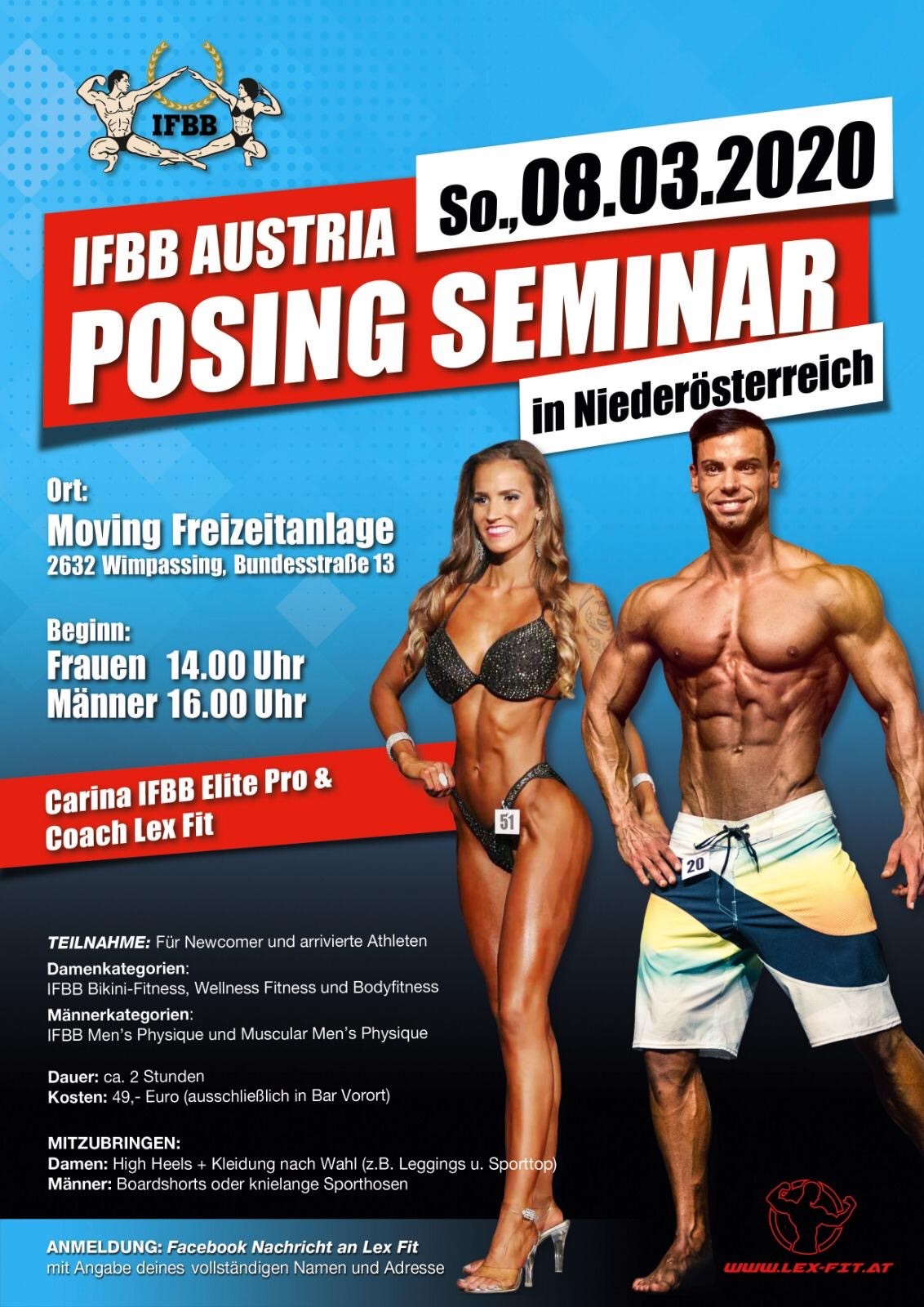 IFBB Austria Posingseminar