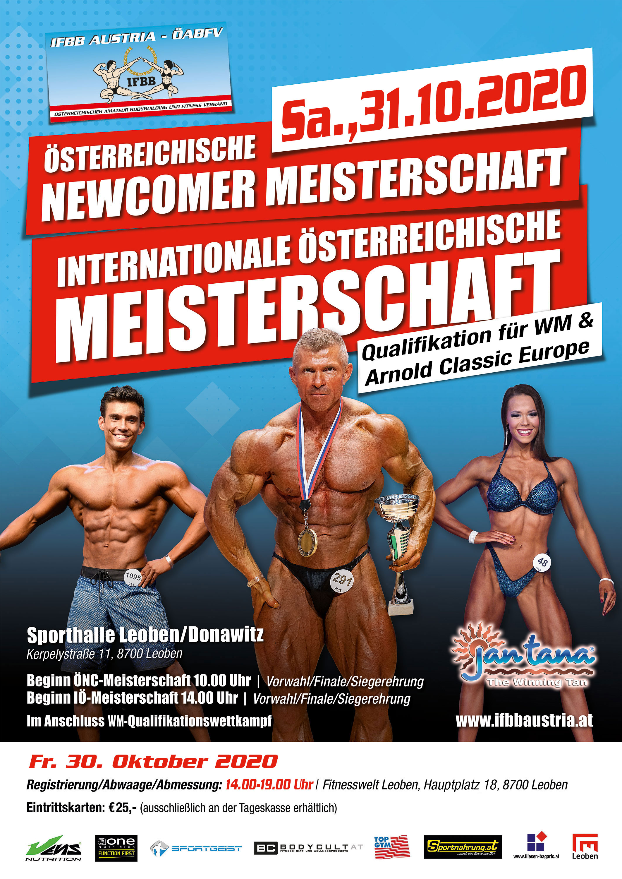 IFBB Austria Plakat Frühjahr 2020